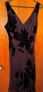 Jones New York purple slip dress